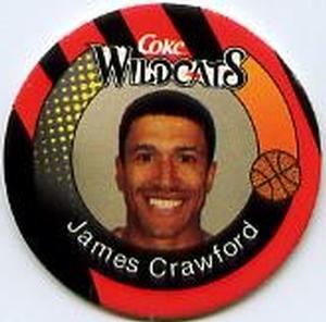 1991 Coca-Cola Perth Wildcats Discs  #NNO James Crawford Front