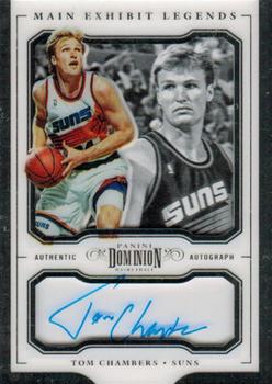 2017-18 Panini Dominion - Main Exhibit Legends Autographs #ML-TCH Tom Chambers Front