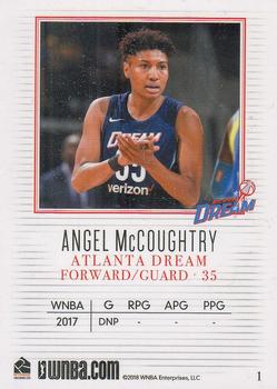 2018 Rittenhouse WNBA #1 Angel McCoughtry Back