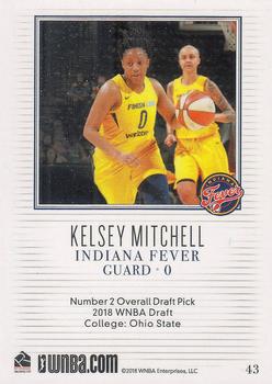2018 Rittenhouse WNBA #43 Kelsey Mitchell Back