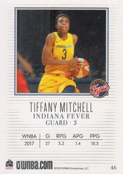 2018 Rittenhouse WNBA #46 Tiffany Mitchell Back