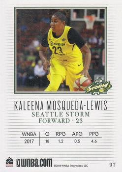 2018 Rittenhouse WNBA #97 Kaleena Mosqueda-Lewis Back