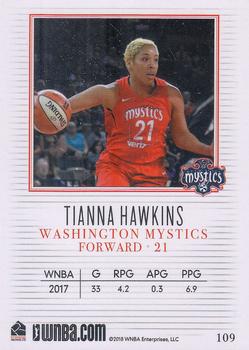 2018 Rittenhouse WNBA #109 Tianna Hawkins Back