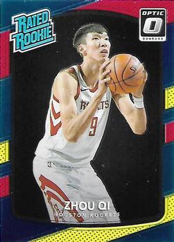 2017-18 Donruss Optic - Red and Yellow #151 Zhou Qi Front