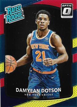 2017-18 Donruss Optic - Red and Yellow #166 Damyean Dotson Front