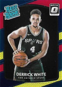 2017-18 Donruss Optic - Red and Yellow #172 Derrick White Front