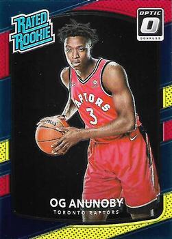 2017-18 Donruss Optic - Red and Yellow #178 OG Anunoby Front