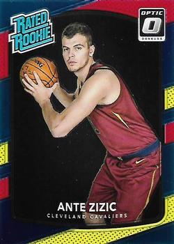 2017-18 Donruss Optic - Red and Yellow #186 Ante Zizic Front