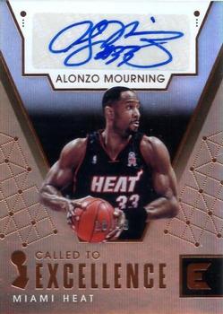 2017-18 Panini Essentials - Called to Excellence #CE-AMG Alonzo Mourning Front