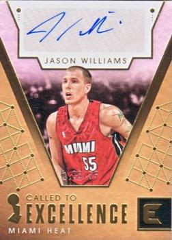 2017-18 Panini Essentials - Called to Excellence Gold #CE-JWS Jason Williams Front