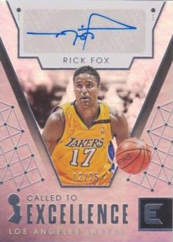 2017-18 Panini Essentials - Called to Excellence Silver #CE-RFX Rick Fox Front
