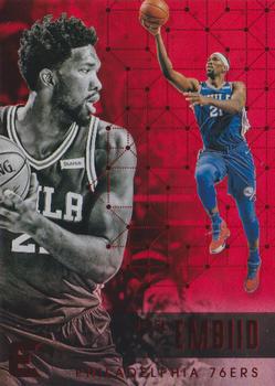 2017-18 Panini Essentials - Red #145 Joel Embiid Front