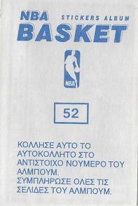 1991-92 Panini Stickers (Greek) #52 Todd Lichti Back