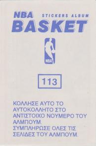 1991-92 Panini Stickers (Greek) #113 Scottie Pippen Back