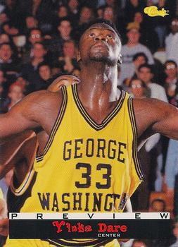 1994 Classic Draft - Basketball Previews #BP3 Yinka Dare Front