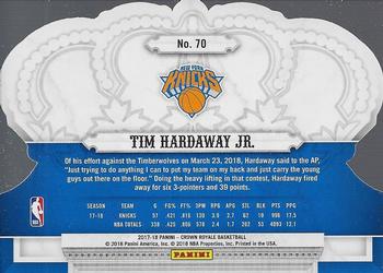 2017-18 Panini Crown Royale #70 Tim Hardaway Jr. Back