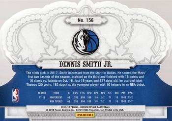 2017-18 Panini Crown Royale #156 Dennis Smith Jr. Back