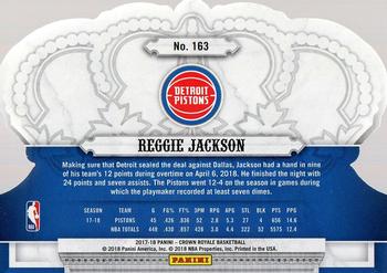 2017-18 Panini Crown Royale #163 Reggie Jackson Back