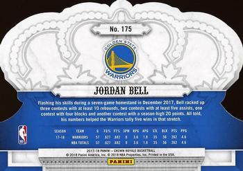 2017-18 Panini Crown Royale #175 Jordan Bell Back