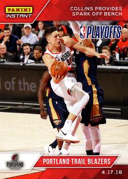 2017-18 Panini Instant NBA Playoffs #75 Zach Collins Front