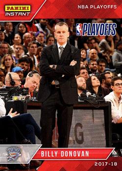 2017-18 Panini Instant NBA Playoffs #91 Billy Donovan Front