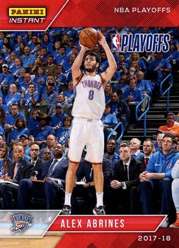2017-18 Panini Instant NBA Playoffs #100 Alex Abrines Front