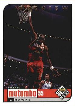 1998-99 UD Choice Preview #1 Dikembe Mutombo Front