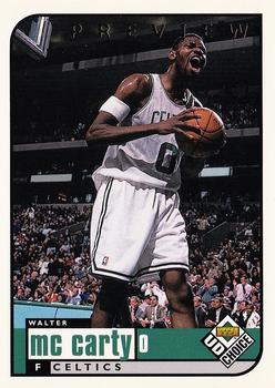 1998-99 UD Choice Preview #9 Walter McCarty Front