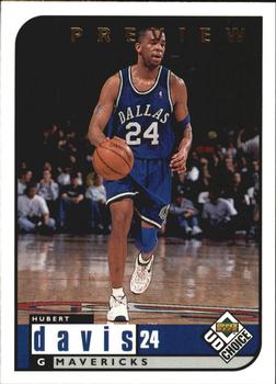 1998-99 UD Choice Preview #32 Hubert Davis Front