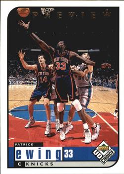 1998-99 UD Choice Preview #95 Patrick Ewing Front