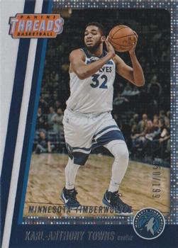 2017-18 Panini Threads - Dazzle #55 Karl-Anthony Towns Front