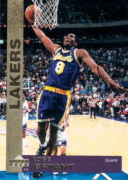 1998 Upper Deck/Pinnacle Kellogg's - Gold #21 Kobe Bryant Front