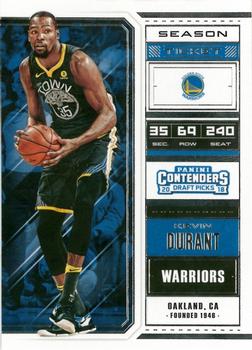 2018 Panini Contenders Draft Picks #32 Kevin Durant Front