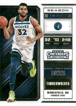 2018 Panini Contenders Draft Picks #30 Karl-Anthony Towns Front
