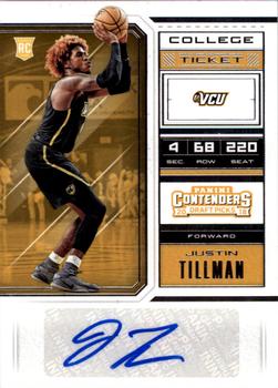 2018 Panini Contenders Draft Picks #109 Justin Tillman Front