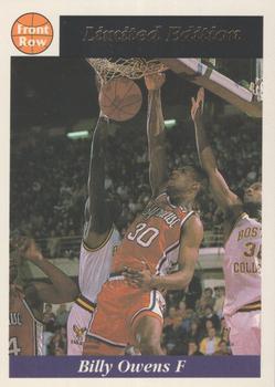 1991 Front Row Billy Owens #1 Billy Owens Front