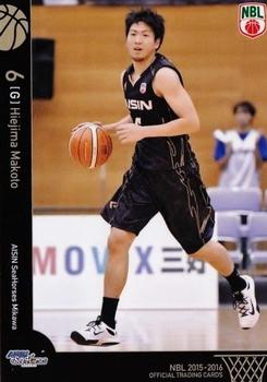 2015-16 National Basketball League #38 Makoto Hiejima Front
