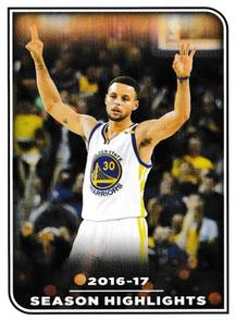 2017-18 Panini Stickers (Italy) #1 Stephen Curry Front