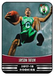 2017-18 Panini Stickers (Italy) #423 Jayson Tatum Front