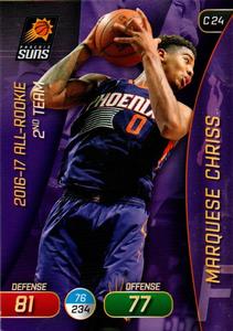 2017-18 Panini Stickers (Italy) - Adrenalyn XL #C 24 Marquese Chriss Front