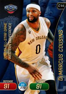 2017-18 Panini Stickers (Italy) - Adrenalyn XL #C 44 DeMarcus Cousins Front