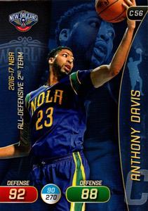 2017-18 Panini Stickers (Italy) - Adrenalyn XL #C 56 Anthony Davis Front