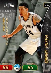 2017-18 Panini Stickers (Italy) - Adrenalyn XL #C 57 Danny Green Front
