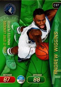 2017-18 Panini Stickers (Italy) - Adrenalyn XL #C 67 Andrew Wiggins Front
