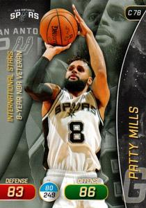 2017-18 Panini Stickers (Italy) - Adrenalyn XL #C 78 Patty Mills Front