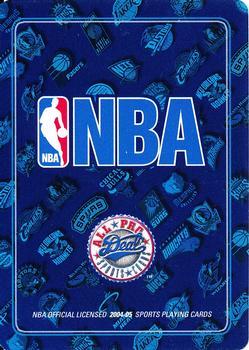 2004-05 All Pro Deal NBA Sports Playing Cards #9♦ Zydrunas Ilgauskas Back