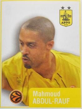 2006 Euroleague Stickers #6 Mahmoud Abdul-Rauf Front
