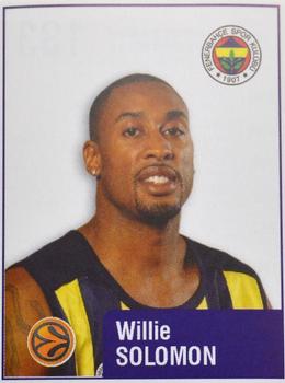 2006 Euroleague Stickers #133 Willie Solomon Front