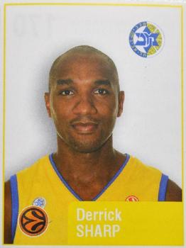 2006 Euroleague Stickers #170 Derrick Sharp Front