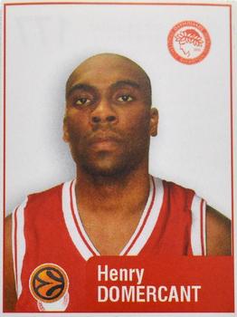 2006 Euroleague Stickers #177 Henry Domercant Front